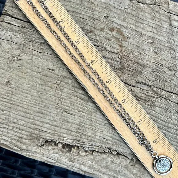 Sundance NEW $188 Sterling Silver Israel Pendant 16-1/2" Chain Pendant Necklace - Picture 12 of 12